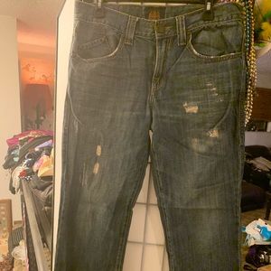 EUC Men's Blue Denim Jeans Rock n Republic Size 32 X 30